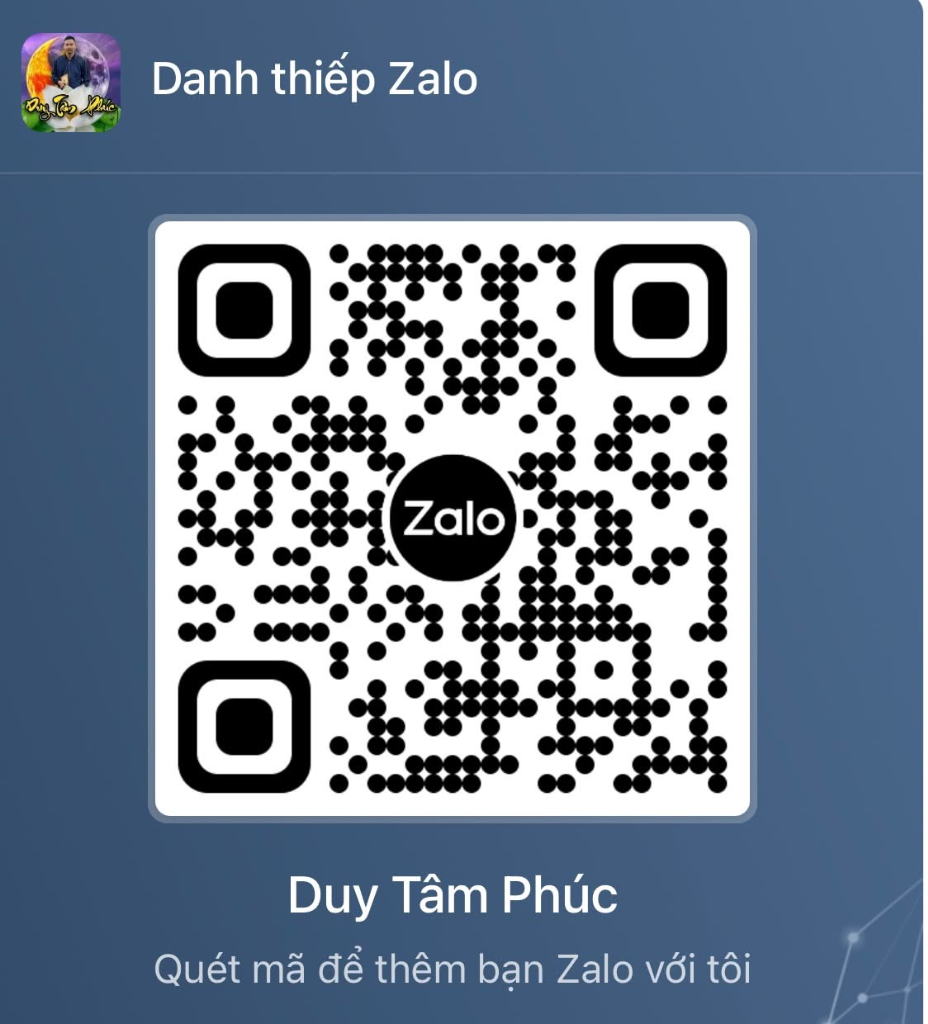 Mã Zalo Thầy Duy Tâm Phúc